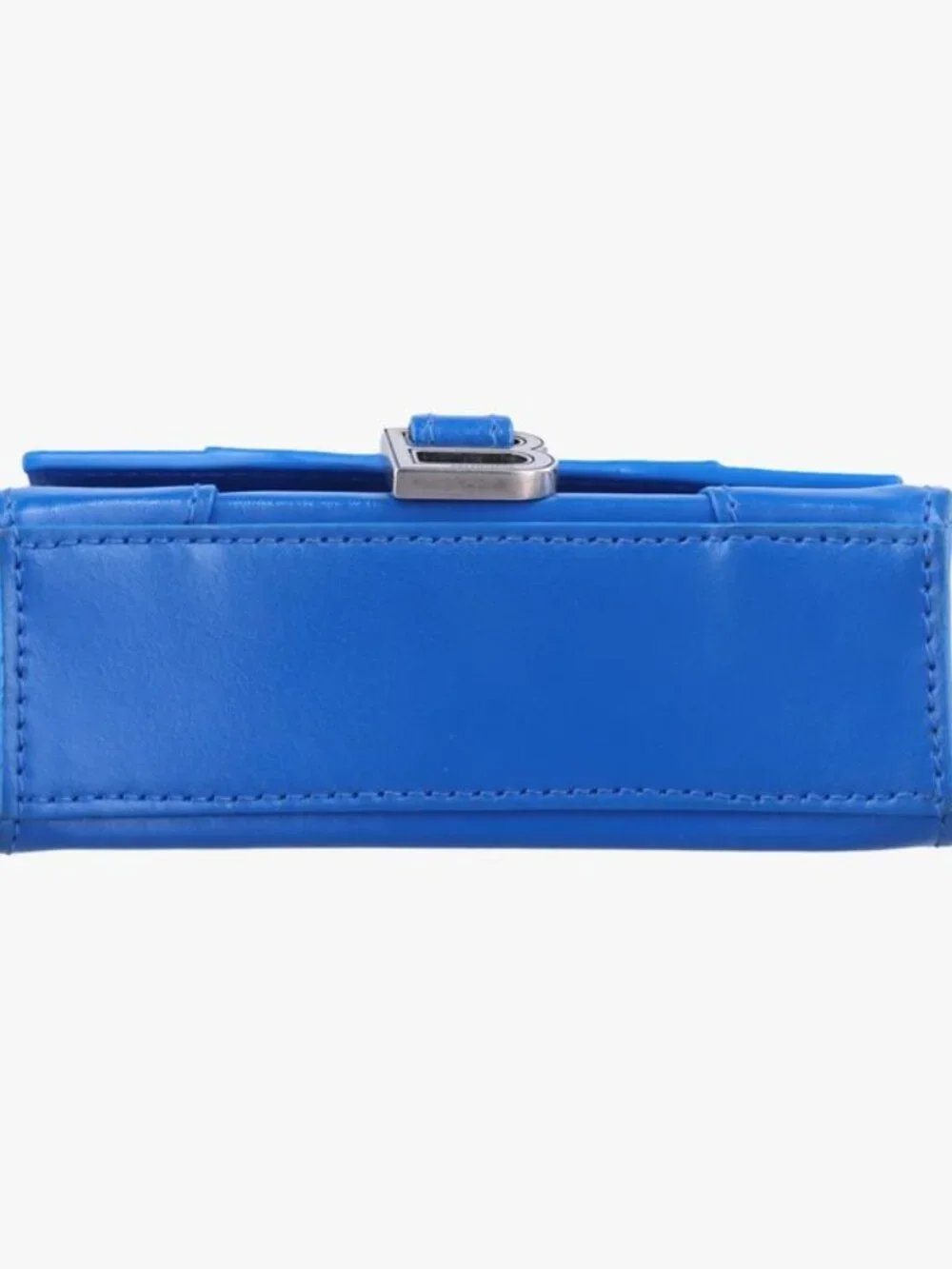 Balenciaga Hourglass Mini Blue Leather Belt - Picture 3 of 16